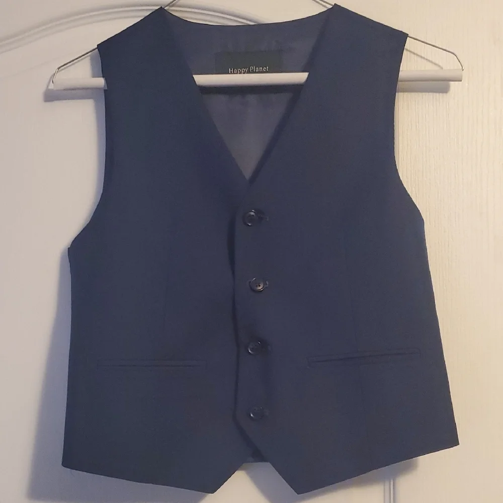 Boy's Navy Blazer Suit - Picture 7 of 9